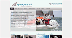 Desktop Screenshot of alphaplusuk.com